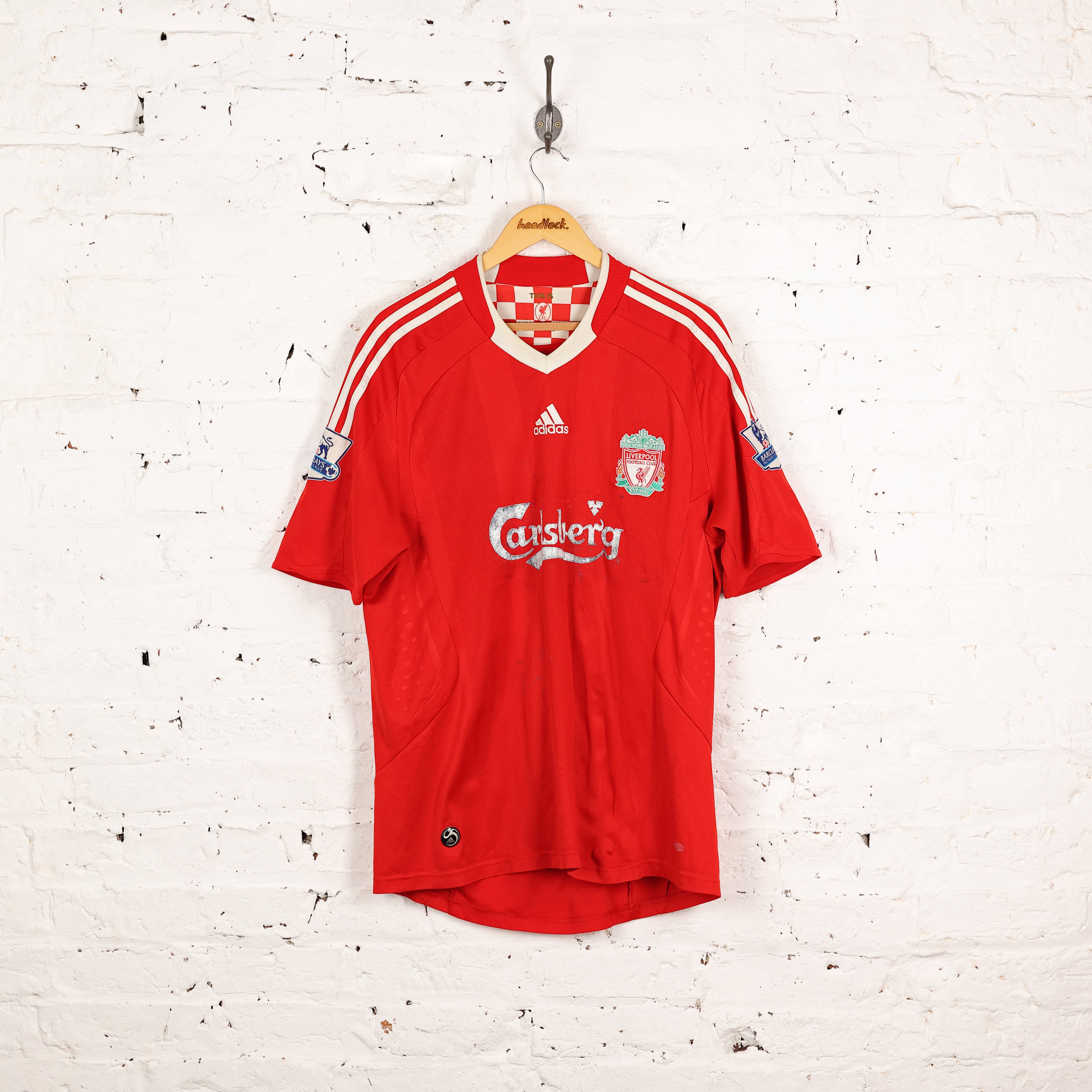 Liverpool 2008-10 Home Shirt (Very Good) S – Classic Football Kit