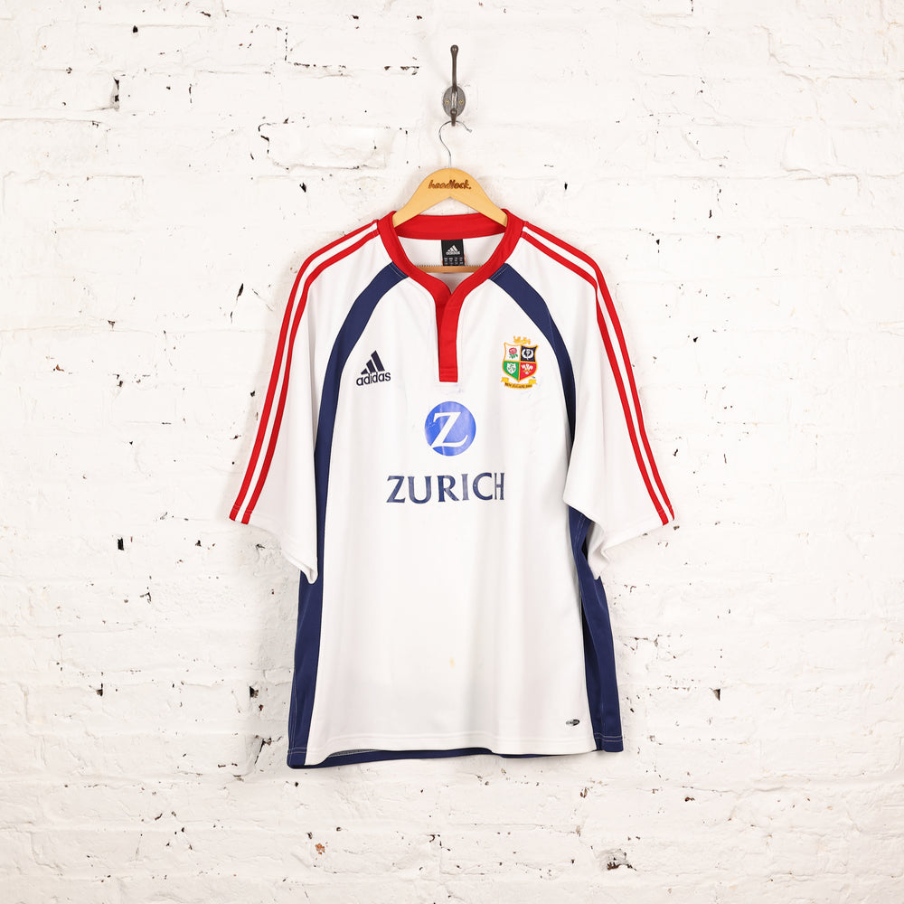 Adidas British and Irish Lions 2005 Away Rugby Shirt - White - XXL