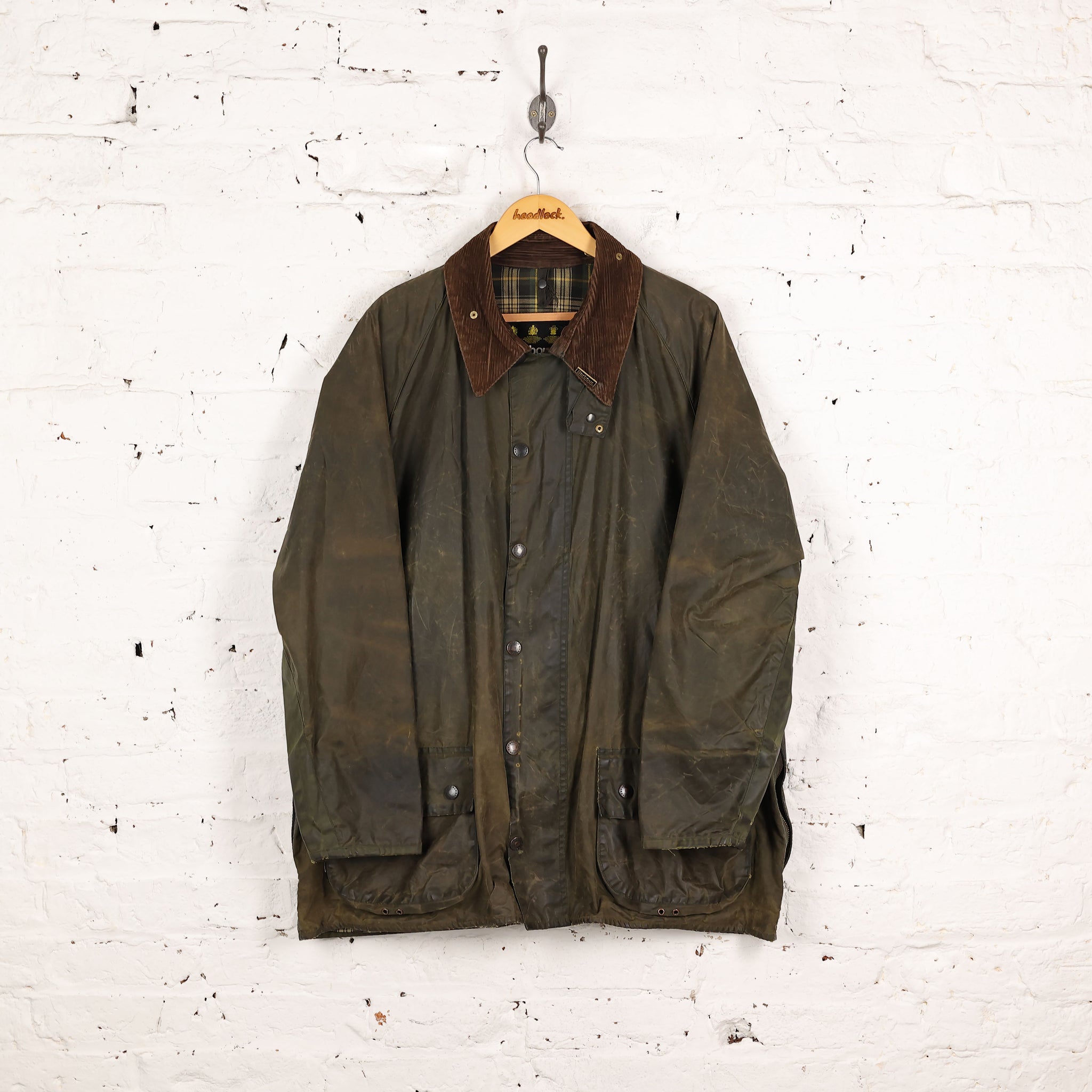 Barbour Beaufort Wax Jacket - Green - XXL – Headlock