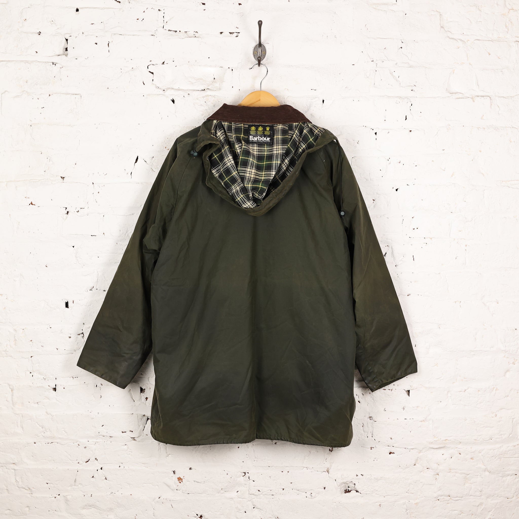 Barbour Beaufort Wax Jacket With Lining - Green - XL – Headlock