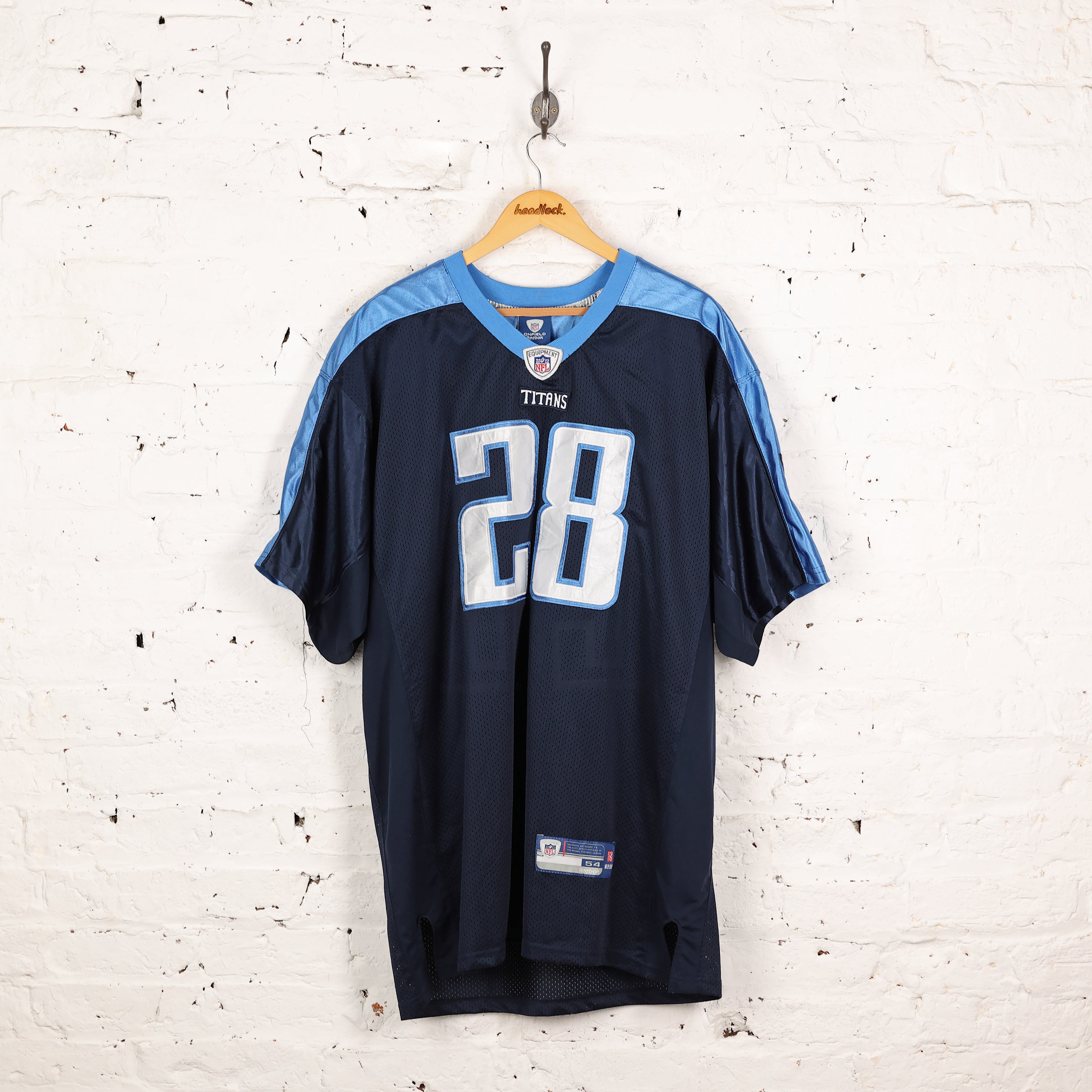 Tennessee Titans Johnson NFL American Football Jersey - Blue - XXL –  Headlock