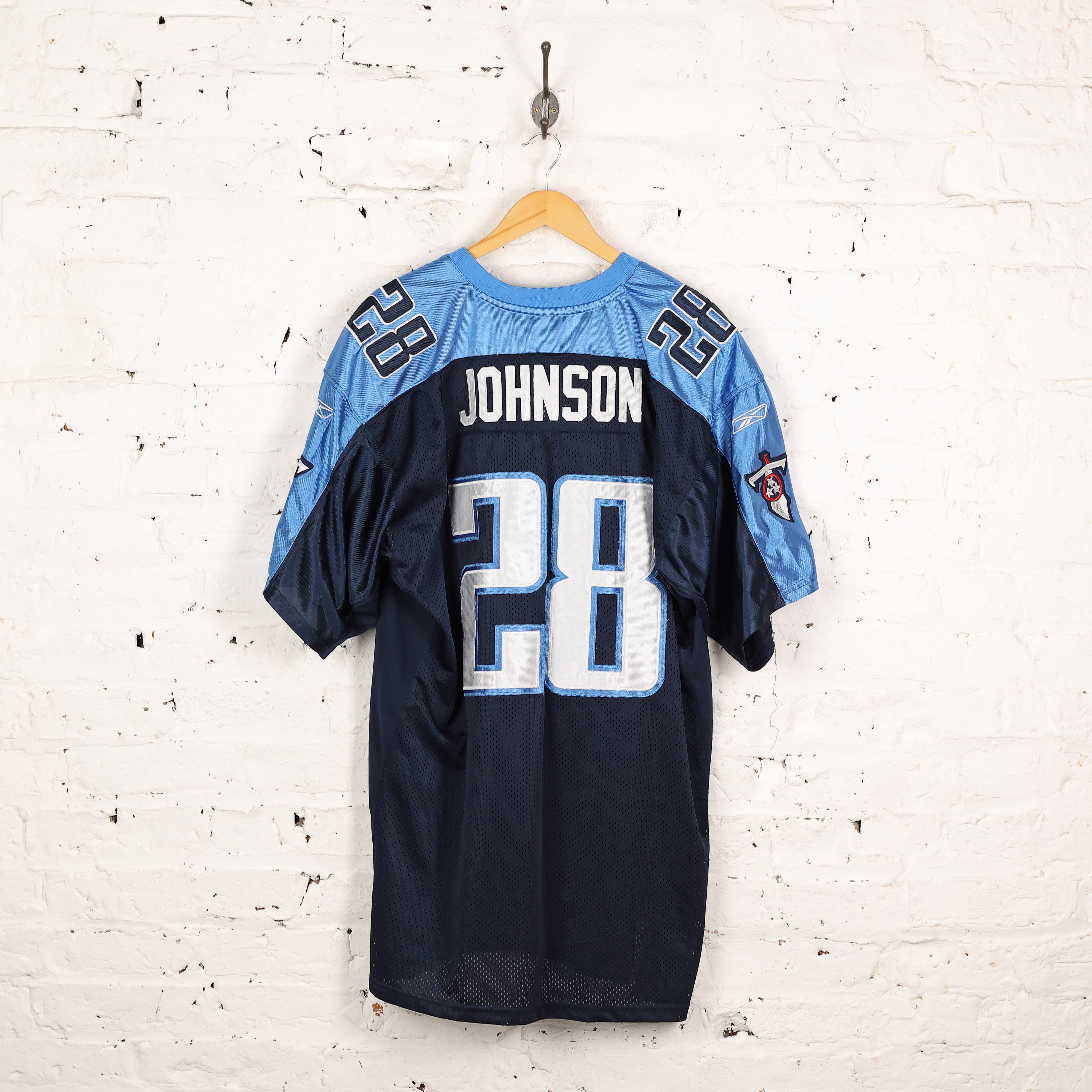 Tennessee Titans Brown NFL American Football Jersey - Blue - L – Headlock