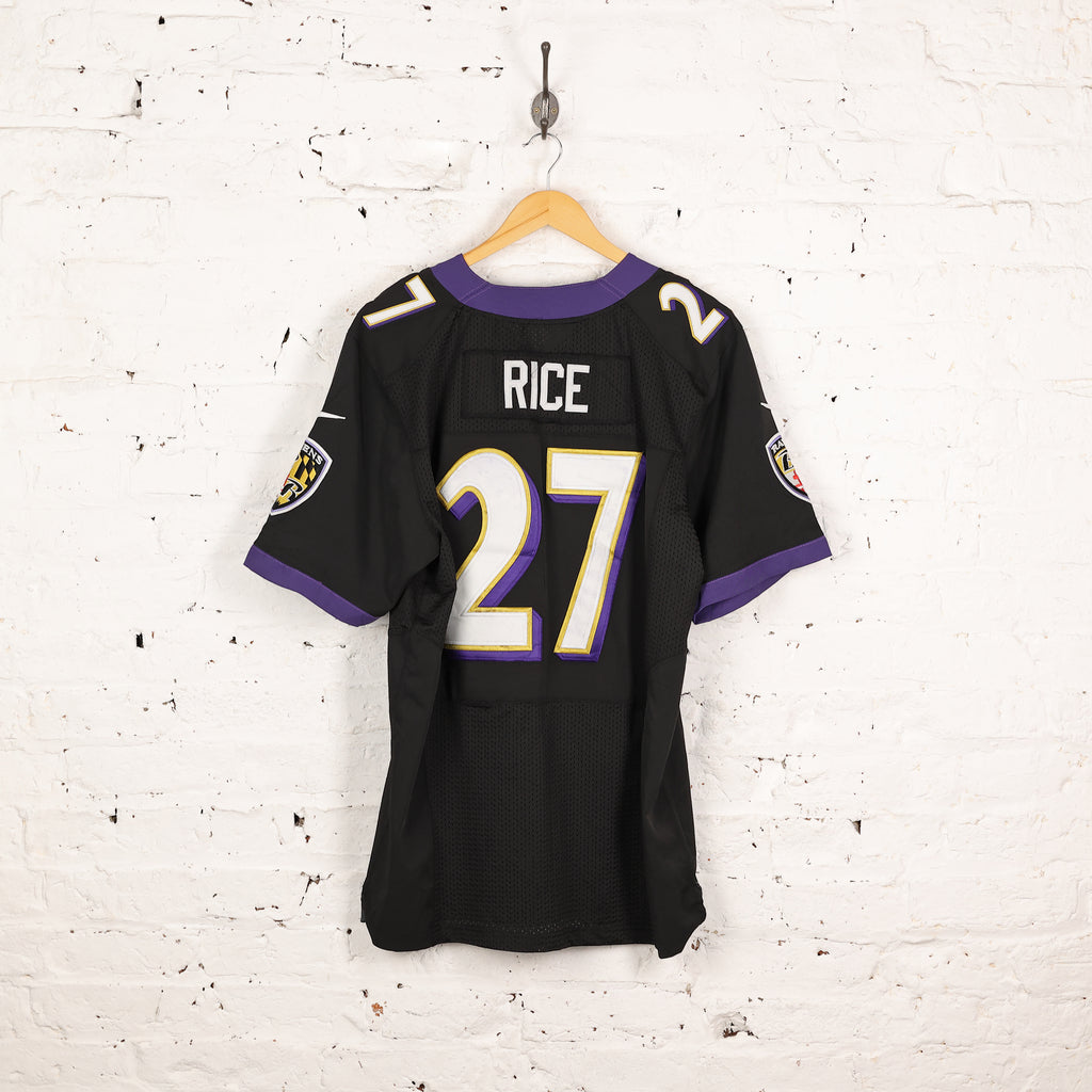 Baltimore Ravens Rice Nike NFL American Football Jersey - Black - XL