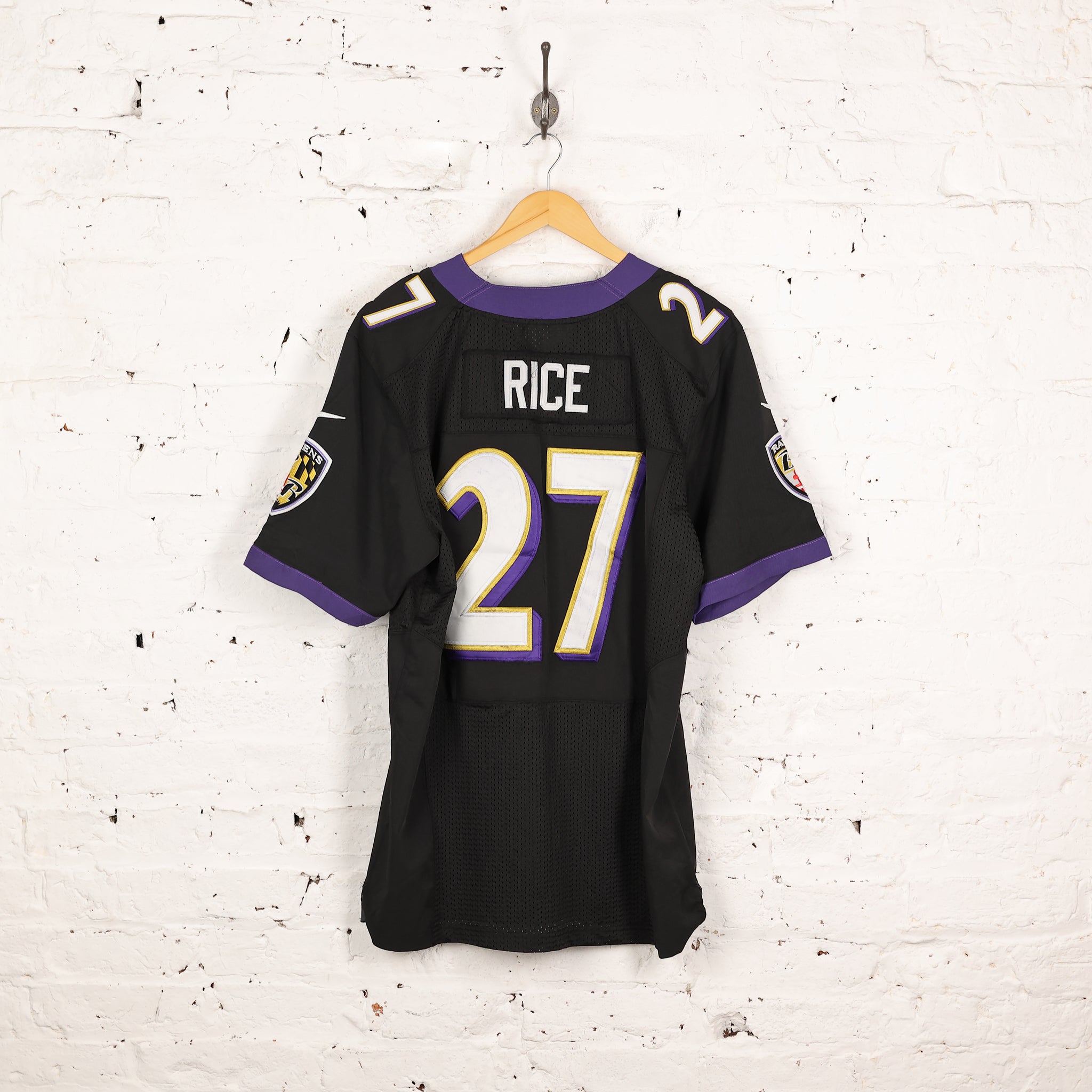 Baltimore Ravens Rice Nike NFL American Football Jersey - Black