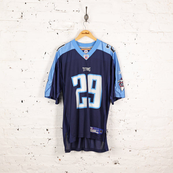 Tennessee Titans Brown NFL American Football Jersey - Blue - L – Headlock