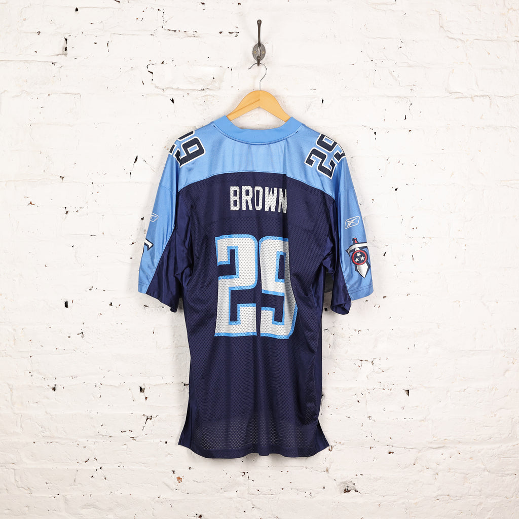 Tennessee Titans Brown NFL American Football Jersey - Blue - L