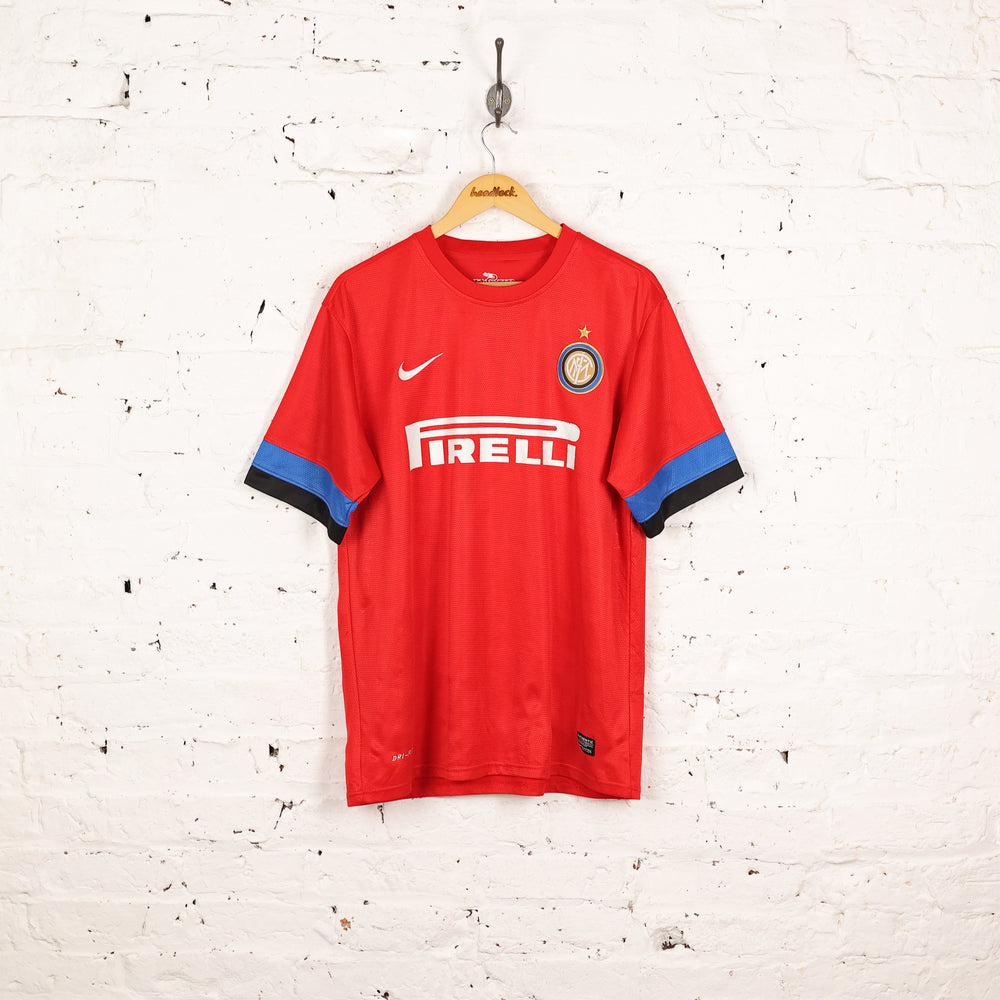 Inter Milan 2012 Nike Away Football Shirt - Red - L