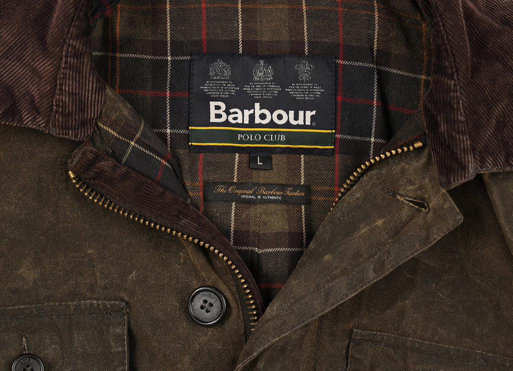 Barbour polo club jacket store