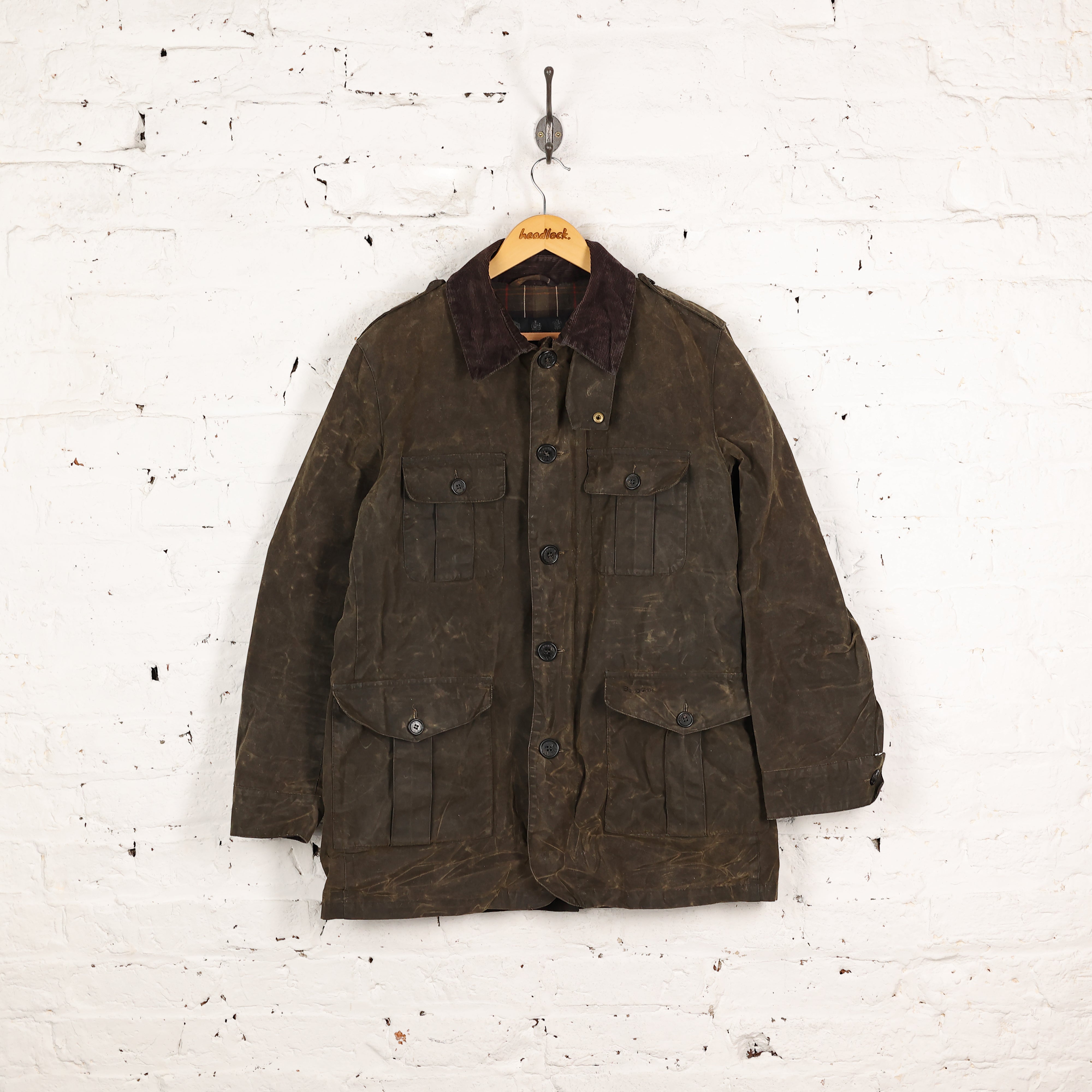 Original Barbour Green Hanger for Coats 