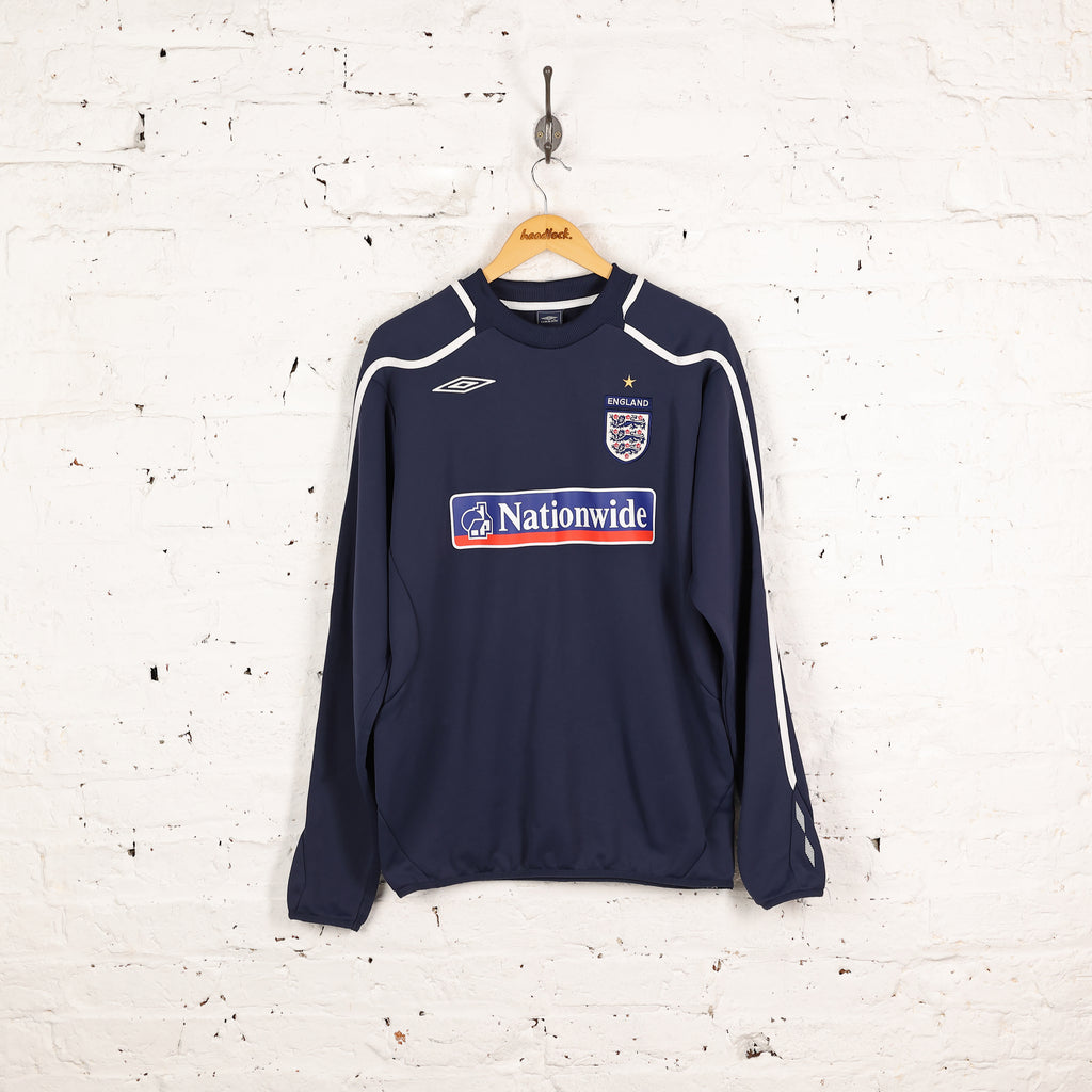 Umbro England Football Training Sweatshirt - Blue - L – Headlock