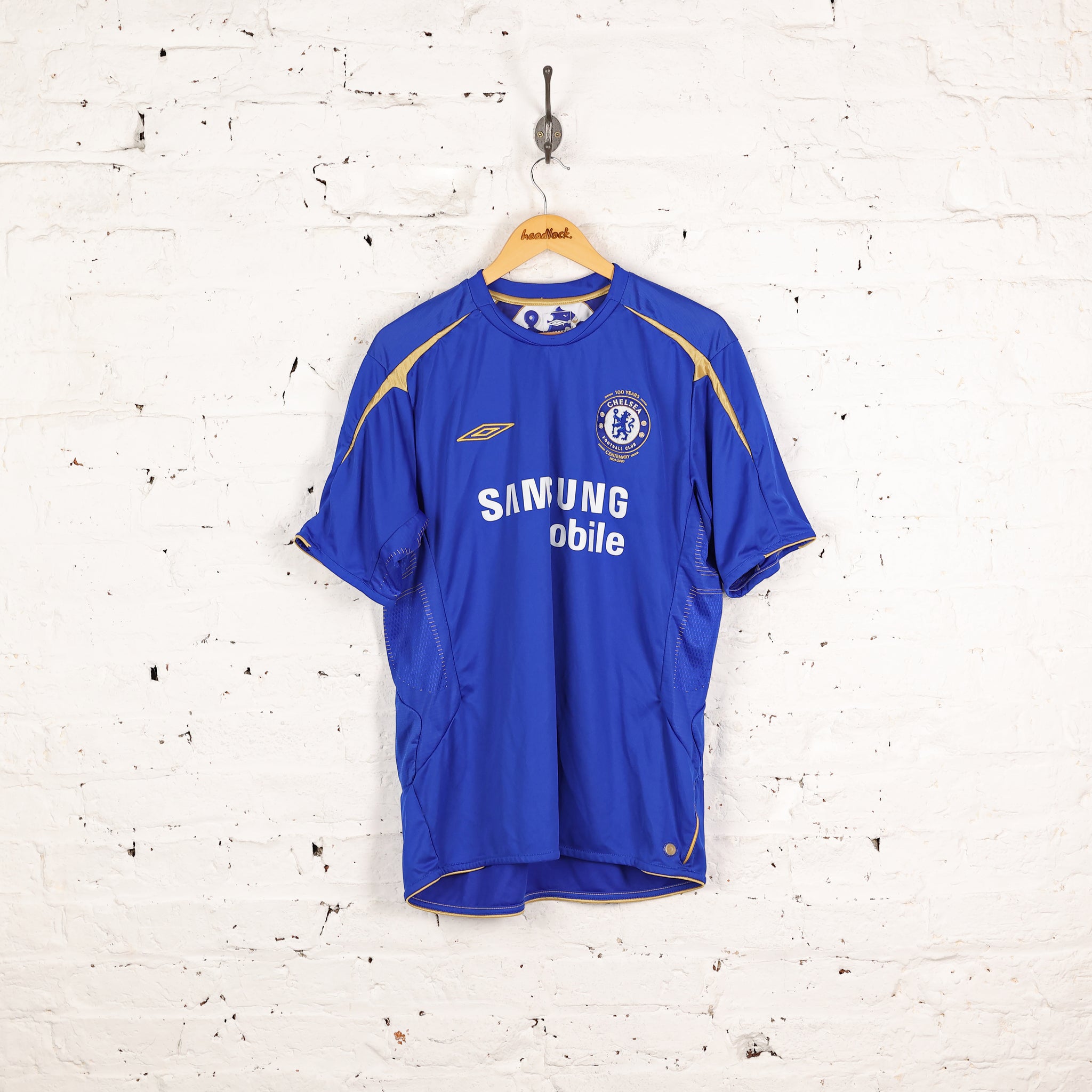 Umbro Chelsea 2005 Centenary Home Football Shirt - Blue - XL