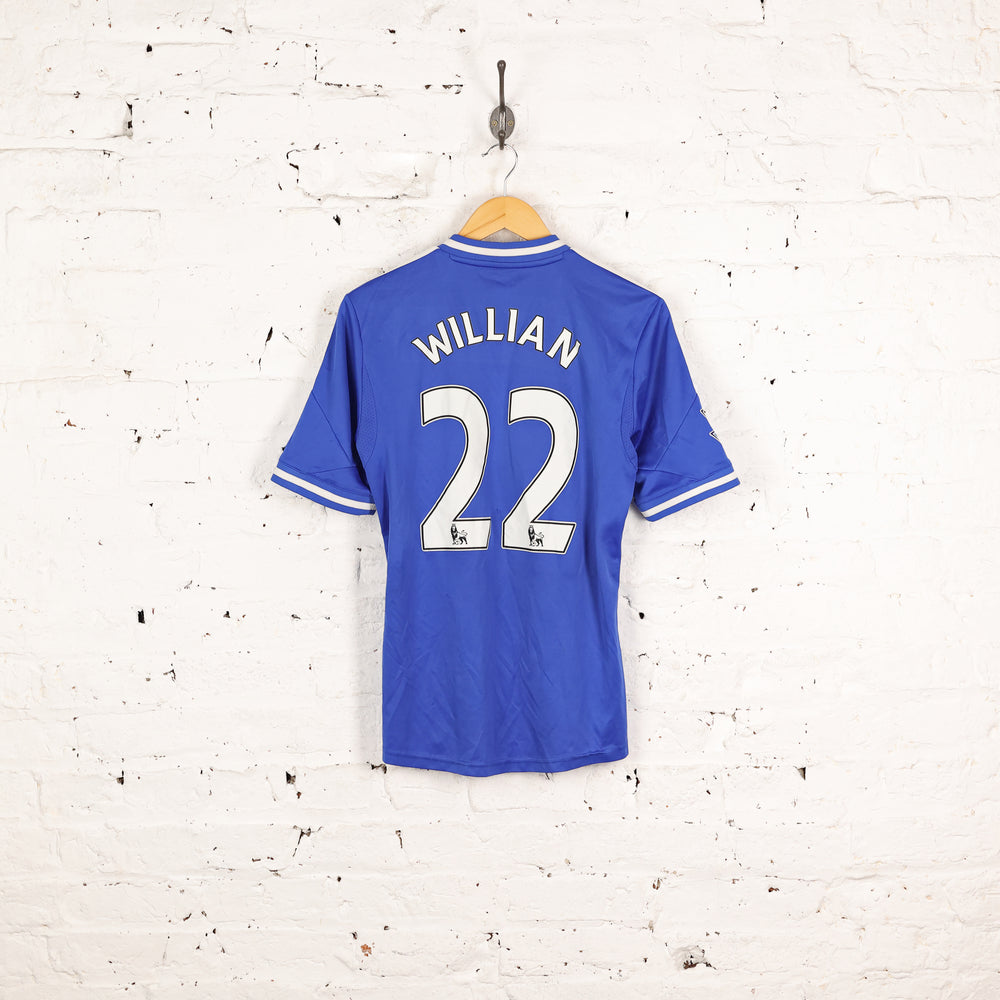 Adidas Chelsea 2013 Willian Home Football Shirt - Blue - S