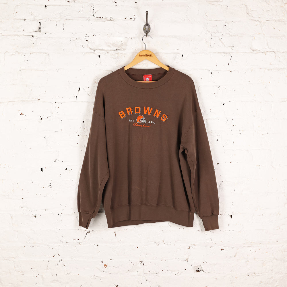 Cleveland Browns NFL American Football Sweatshirt - Brown - XL