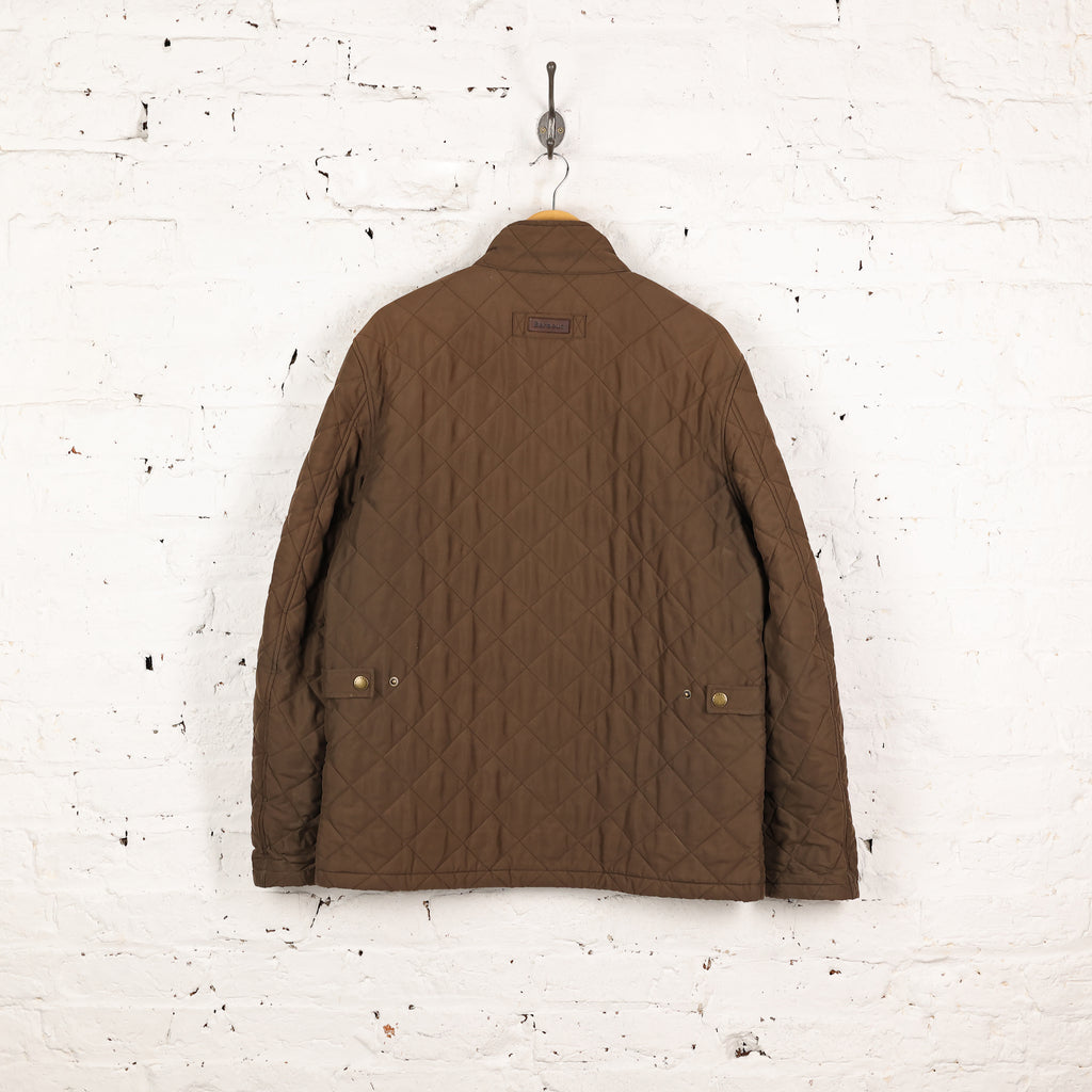 Barbour Shoveler Quilt Jacket - Brown - L