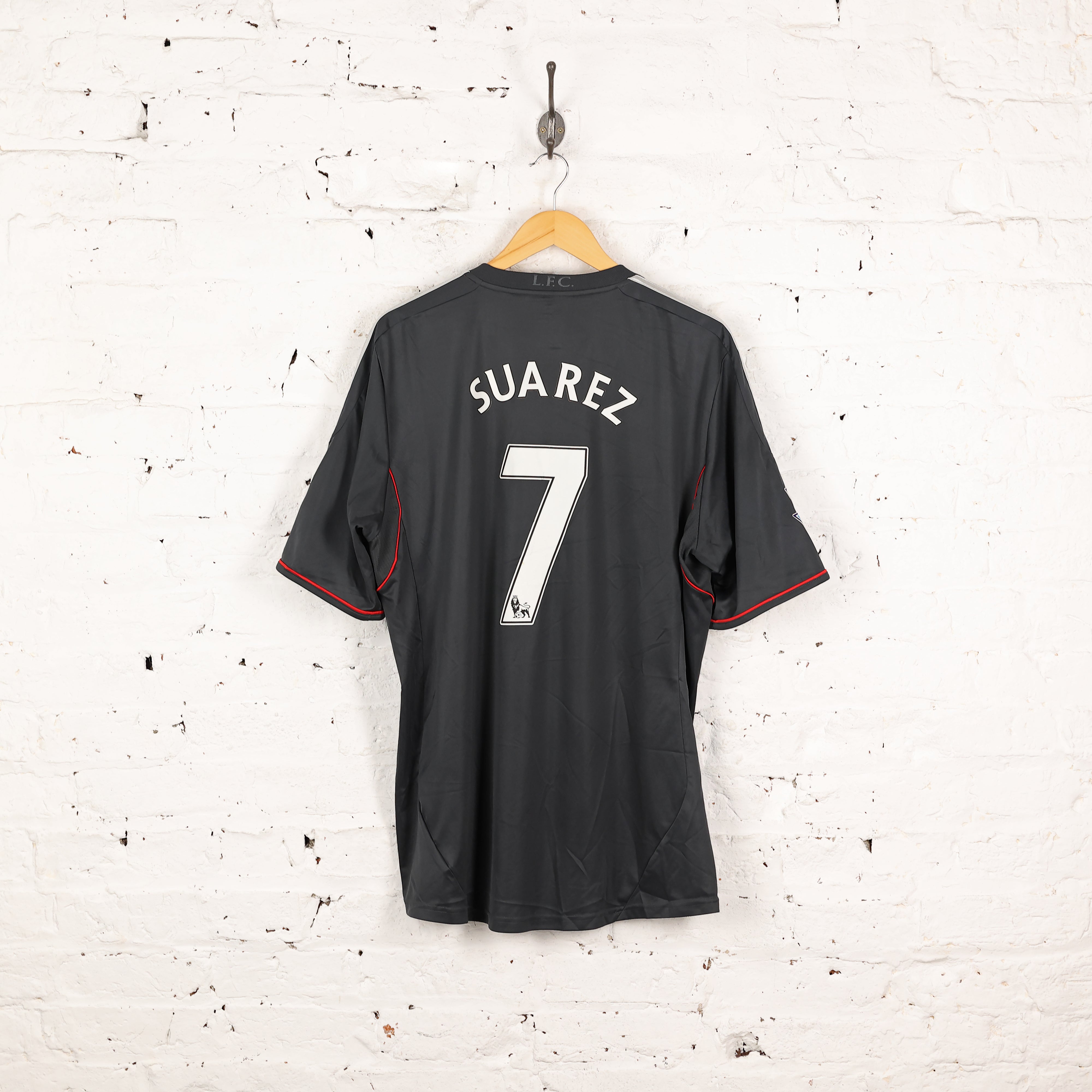 Flocage Officiel - Liverpool,Suarez,2011/2012,Third,Noir, – Footpress Flocage Officiel - Liverpool,Suarez,2011/2012,Third,Noir, – Footpress