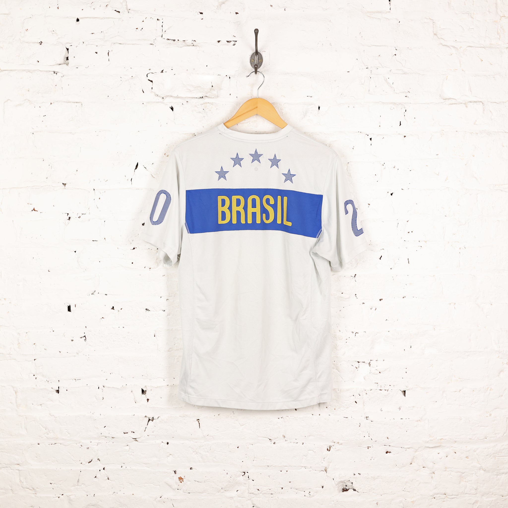 Brazil 2010 Nike Football Training Top Shirt - White - L – Headlock