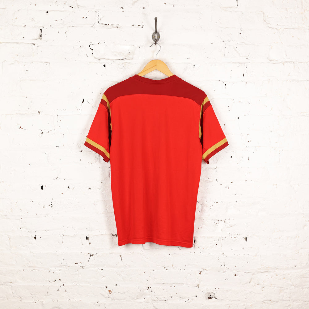 Wales Rugby World Cup 2015 Under Armour Shirt - Red - M