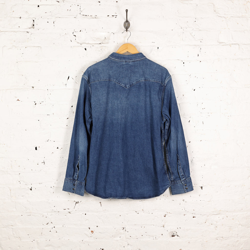 Levi's Slim Fit Denim Shirt - Blue - XXL