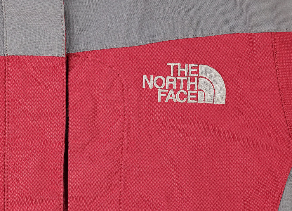 Women's The North Face Hyvent Rain Jacket - Maroon/Grey - Women's S