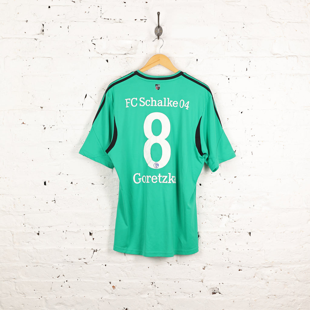 Schalke 2014 Goretzka Third Adidas Football Shirt - Green - XL