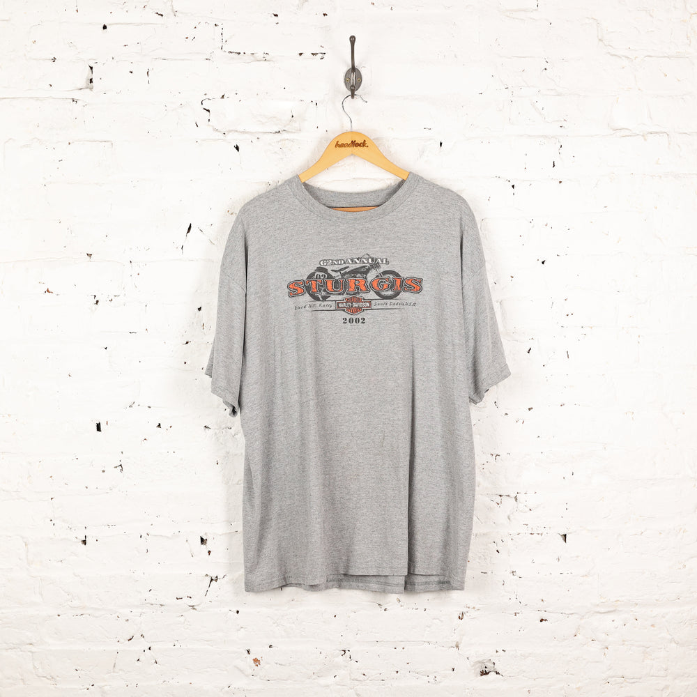 Harley Davidson Sturgis T Shirt - Grey - XXL