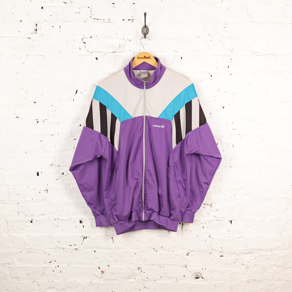 Adidas 90s Tracksuit Top Jacket - Purple - M