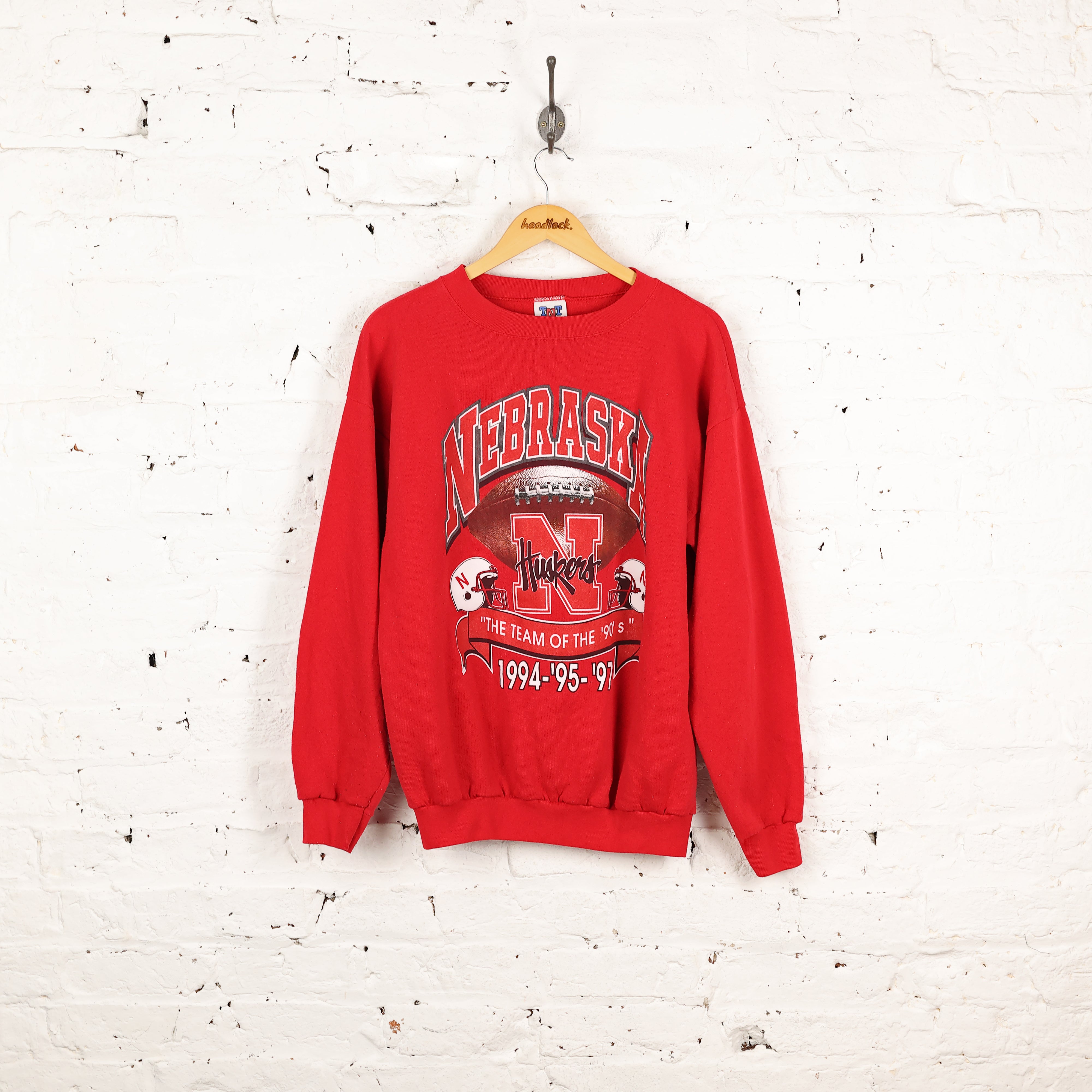 Nebraska Huskers Team of the 90s American Football Sweatshirt