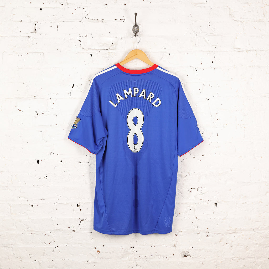 Chelsea 2010 Adidas Lampard Home Football Shirt - Blue - XL