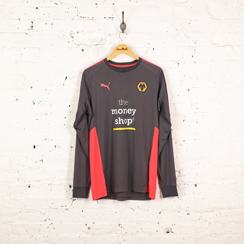 Wolverhampton Wanderers 2018 Ruddy Puma Goalkeeper Long Sleeve Football Shirt - Grey - XL