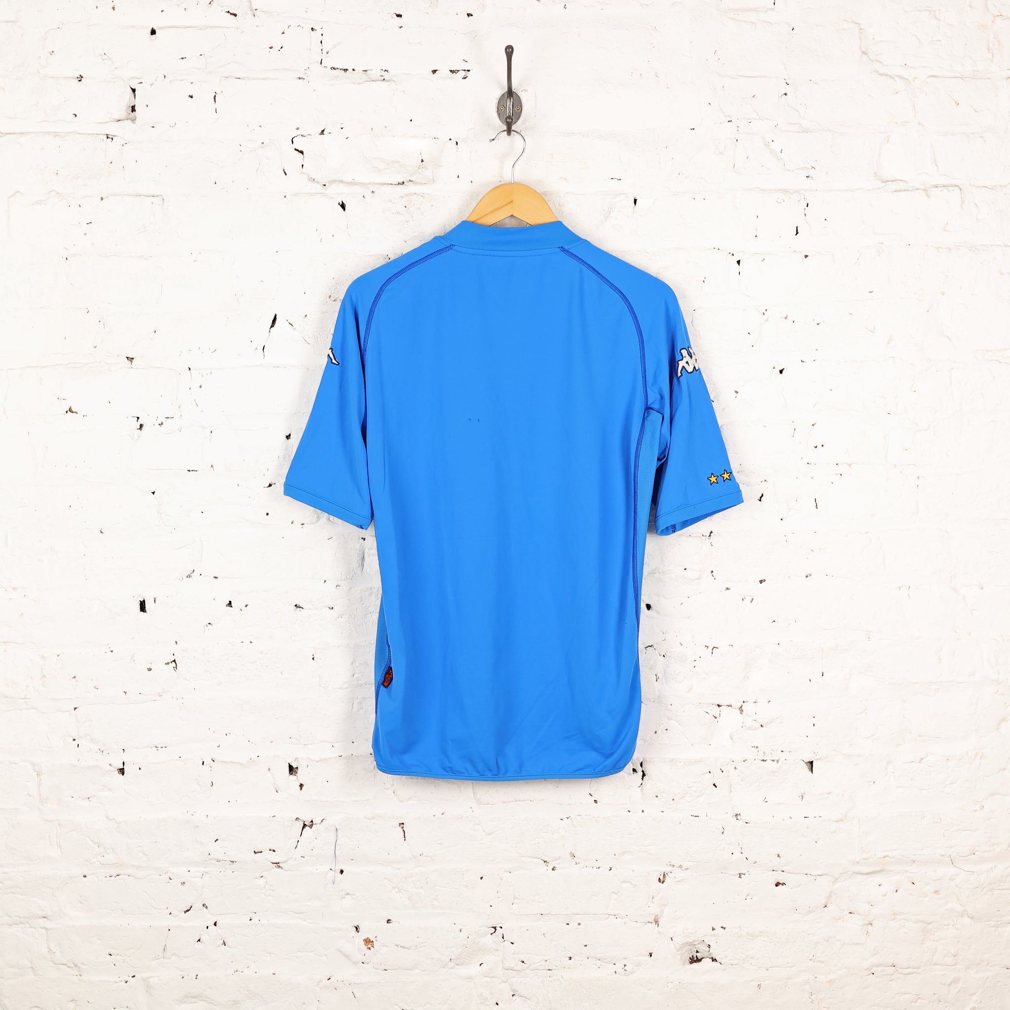 KAPPA VINTAGE Manches 1/2 Tissu performant Femme Très grand XL Bleu marine Maillot de football Style Italie Italie / T-shirt avec logo Omini - France KAPPA VINTAGE Manches 1/2 Tissu performant Femme Très grand XL Bleu marine Maillot de football Style Italie Italie / T-shirt avec logo Omini - France