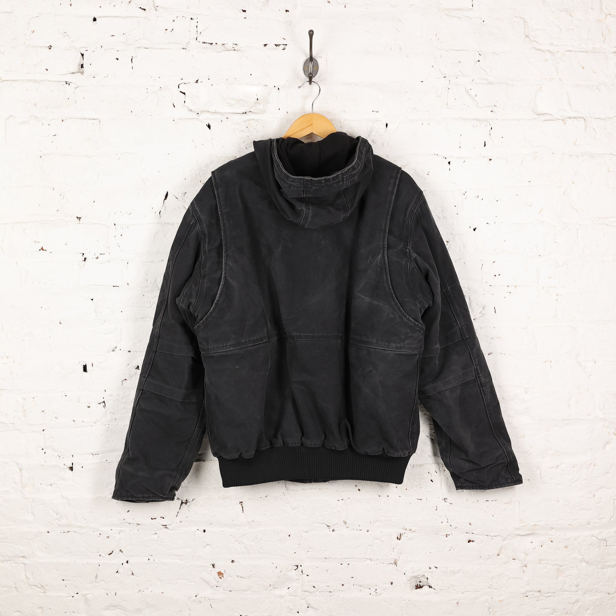 Carhartt ジャケット　ブラック　L Carhartt Men's Regular X Large Black Cotton Midweight