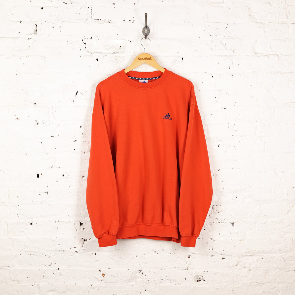 Adidas 90s Sweatshirt - Orange - L