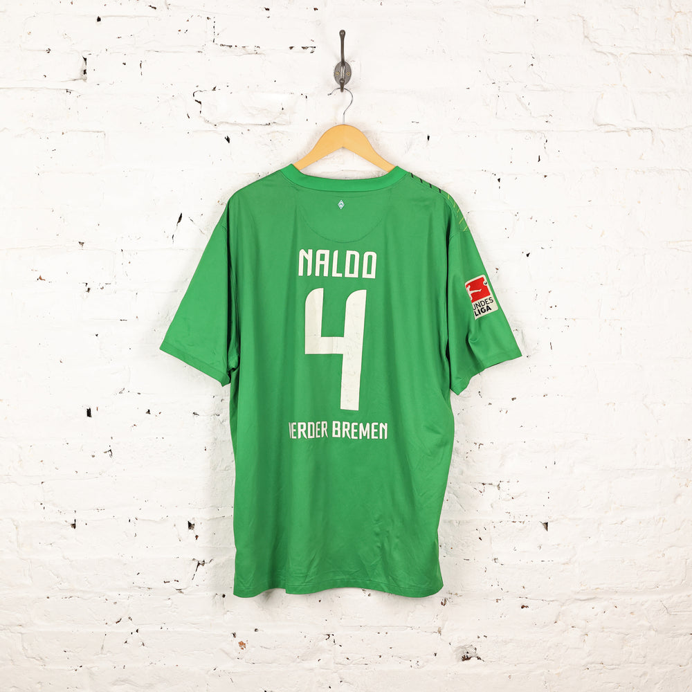 Werder Bremen Nike Naldo 2011 Home Football Shirt - Green - XXL