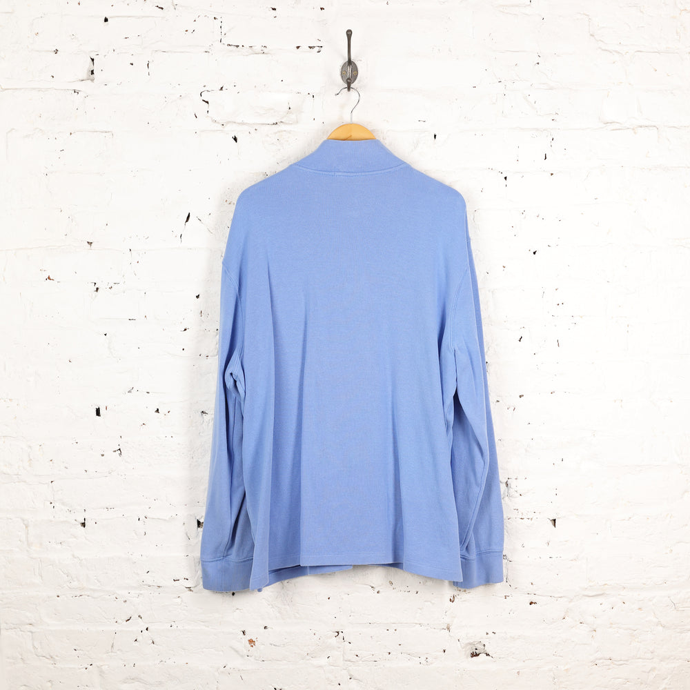 Ralph Lauren 1/4 Zip Sweatshirt - Blue - XXL