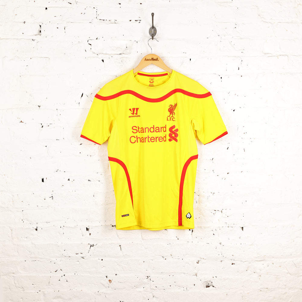 Liverpool 2014 Warrior Away Football Shirt - Yellow - S