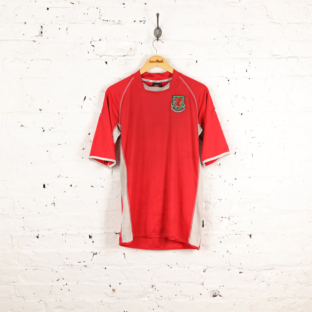 Wales 2002 Kappa Home Football Shirt - Red - XL