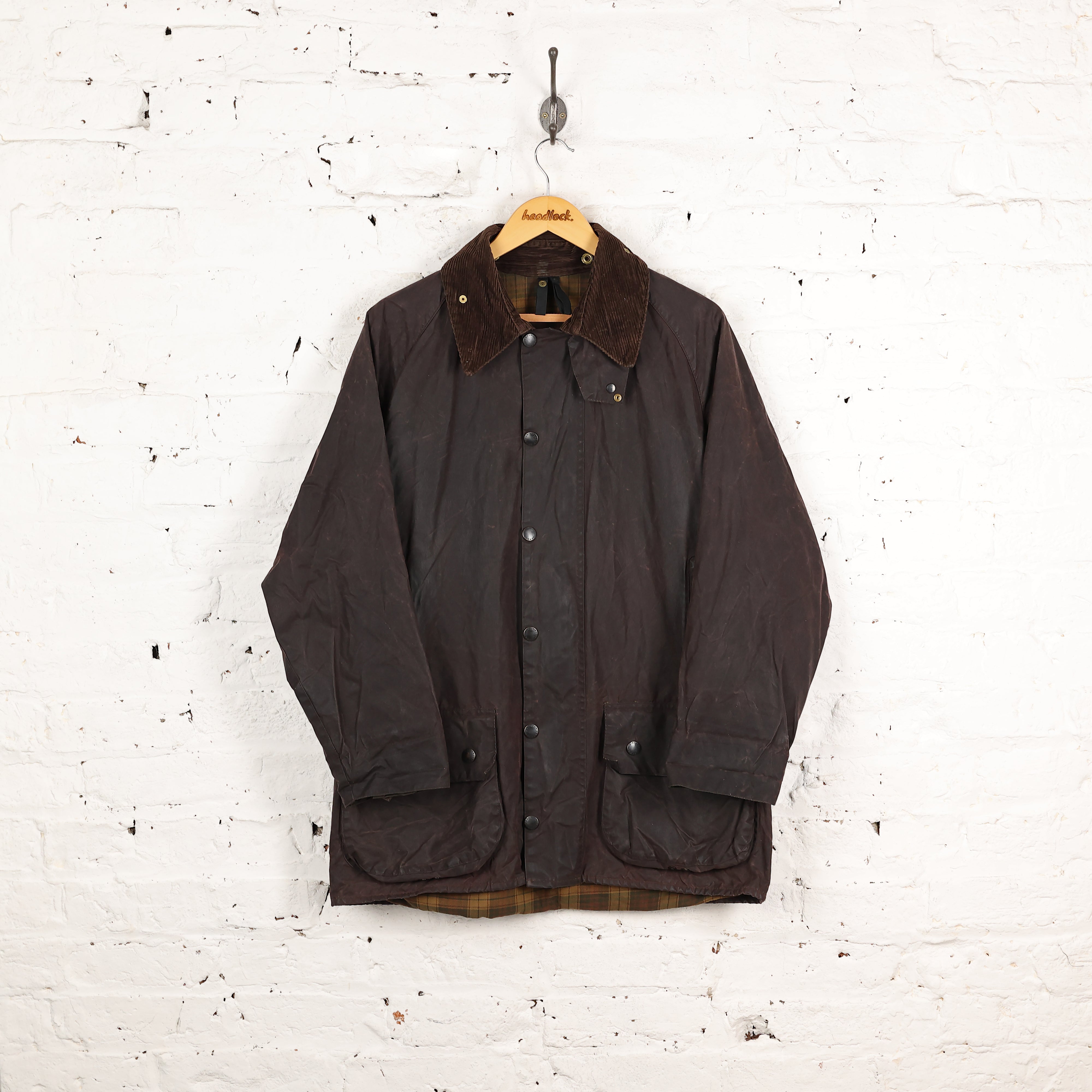 Barbour Beaufort Wax Jacket - Brown - M – Headlock