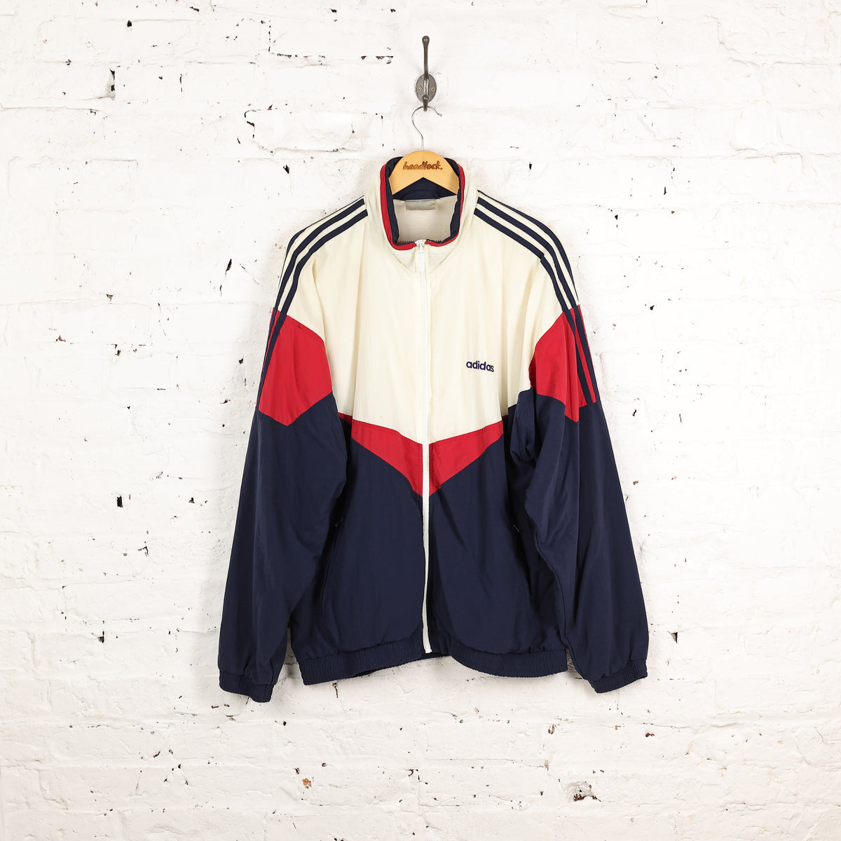 Adidas 90s Shell Tracksuit Top Jacket - Blue - XXL – Headlock