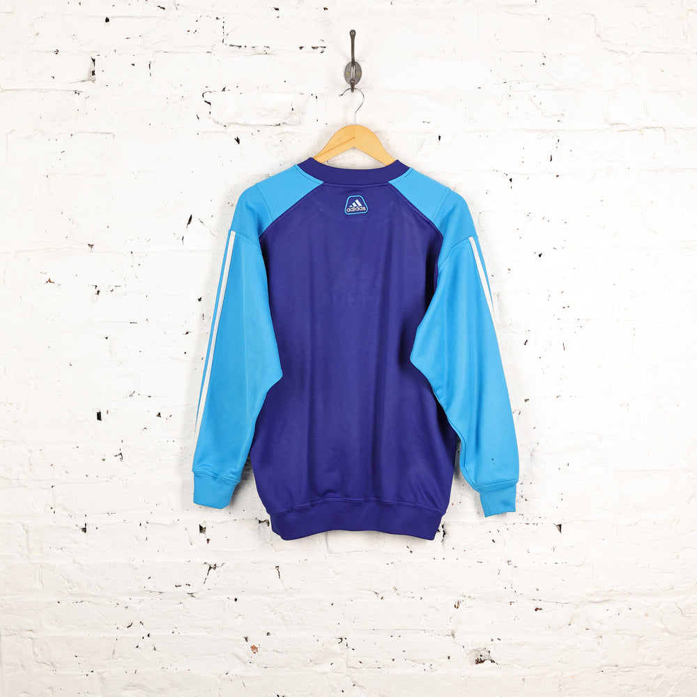 Adidas 90s Sport Sweatshirt - Blue - S
