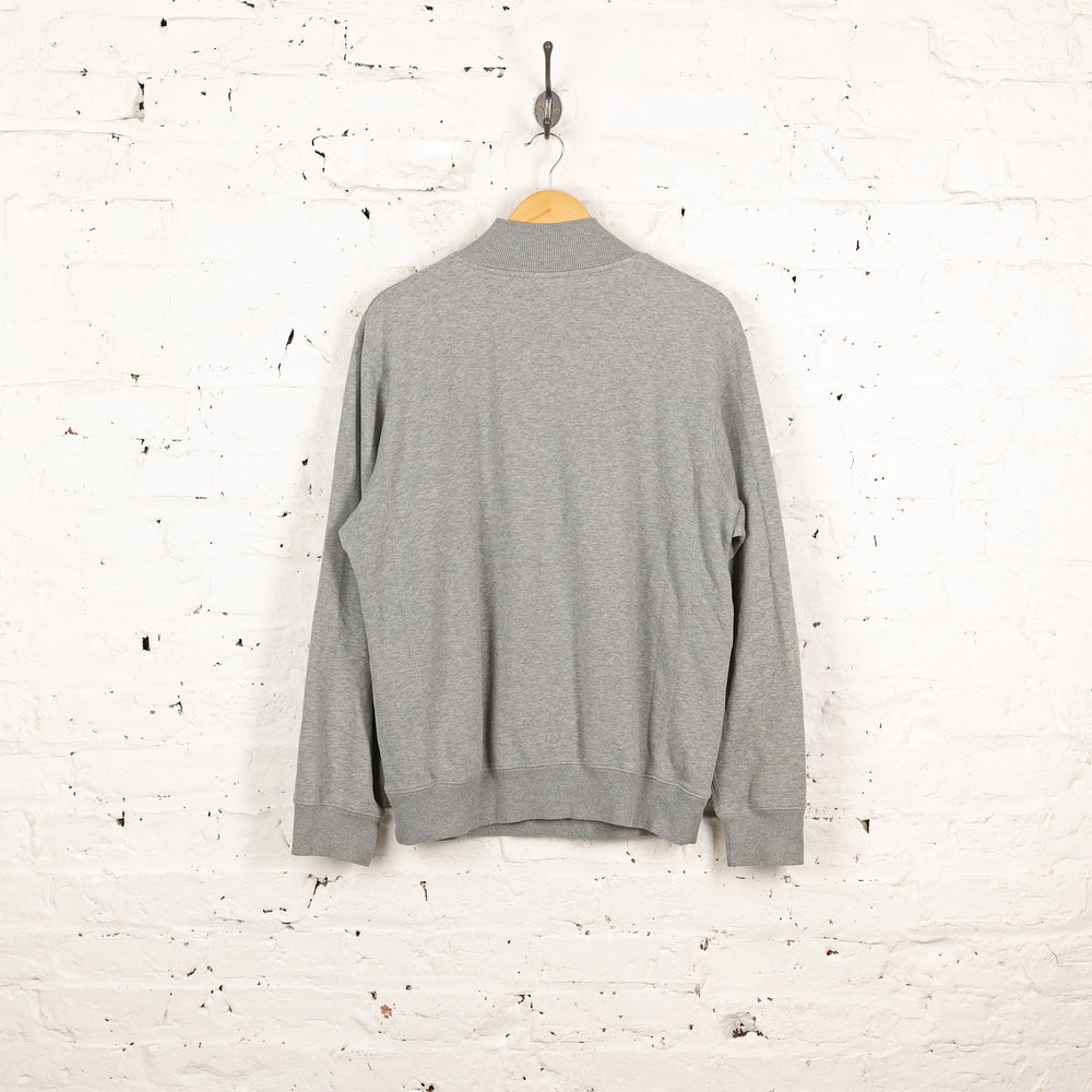 Nike 1/4 Zip Sweatshirt - Grey - L