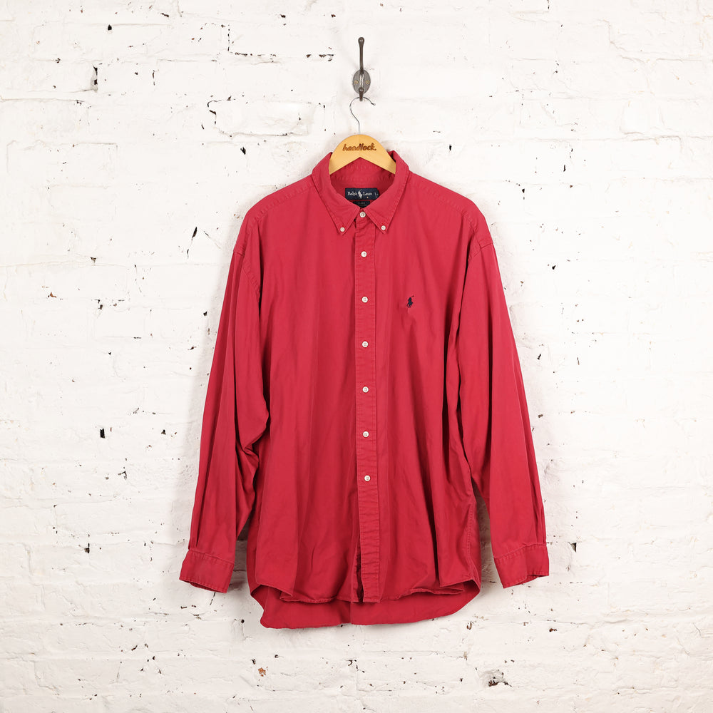 Ralph Lauren Blake Shirt - Red - XXL
