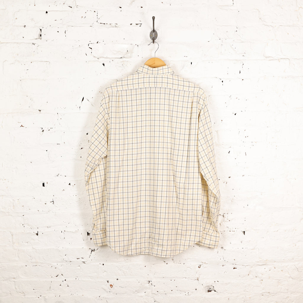 Ralph Lauren Regent Classic Fit Check Shirt - White - L