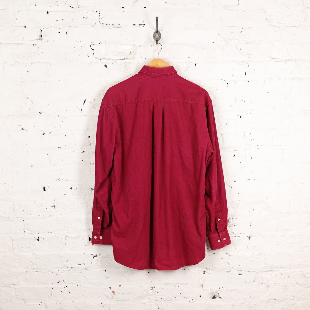 90s Cord Shirt - Burgundy - XL