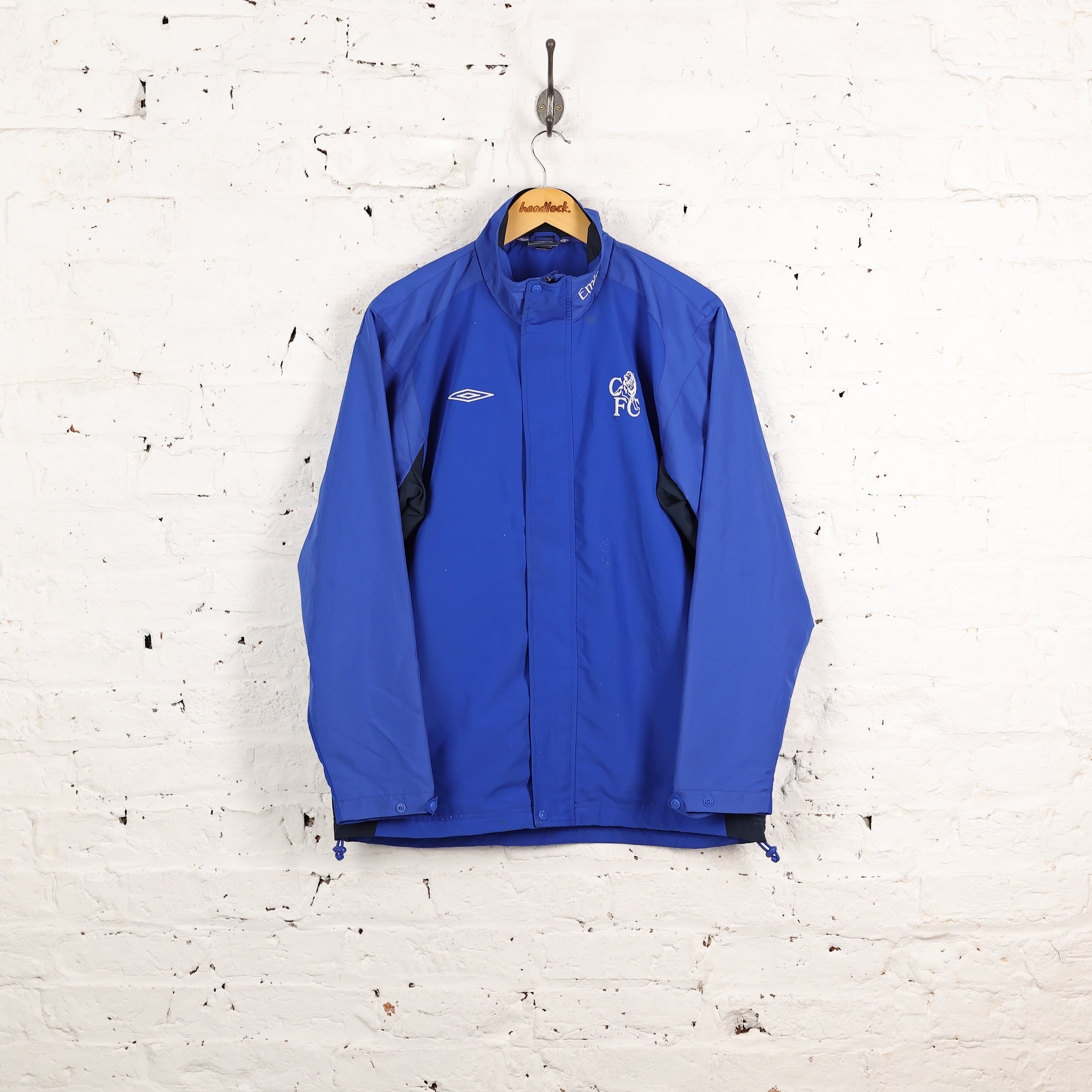Chelsea 2004 Umbro Football Tracksuit Top Jacket Blue M – Headlock