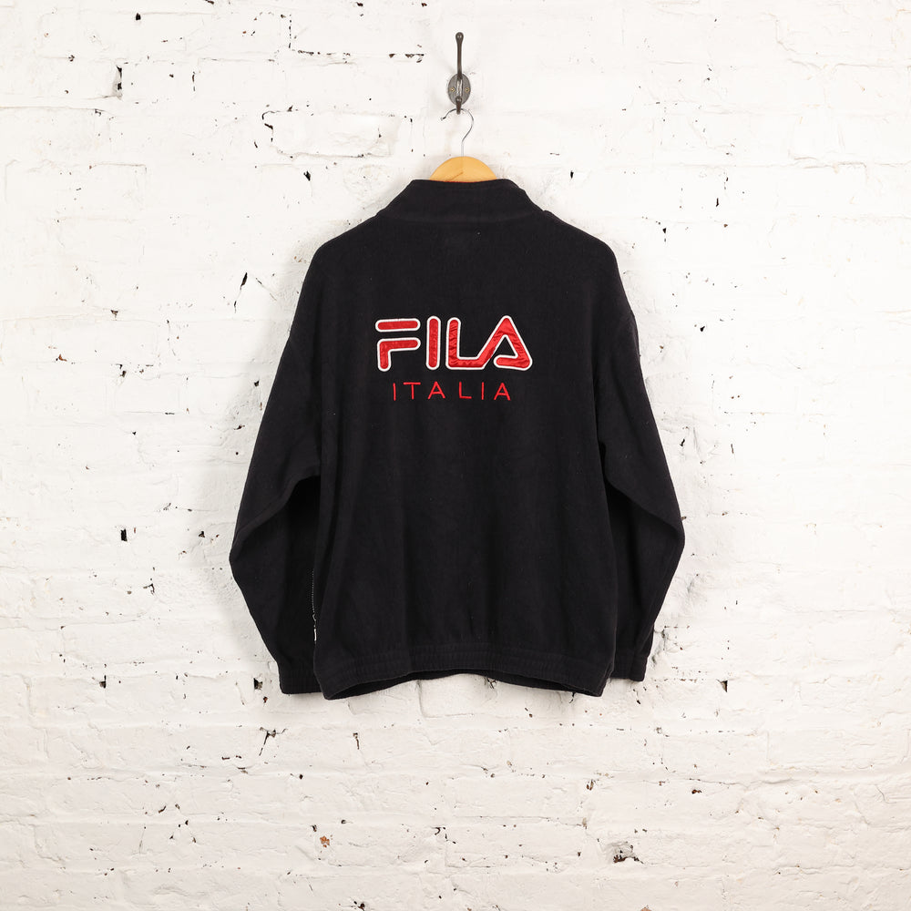 Fila International 1/4 Zip Fleece - Black - L