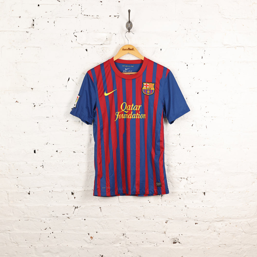 Barcelona 2011 Nike Home Football Shirt - Red - S