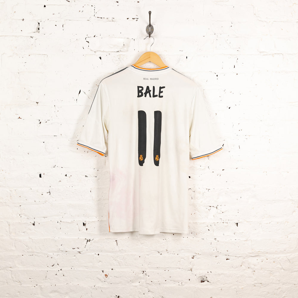 Real Madrid 2013 Bale Home Football Shirt - White - M