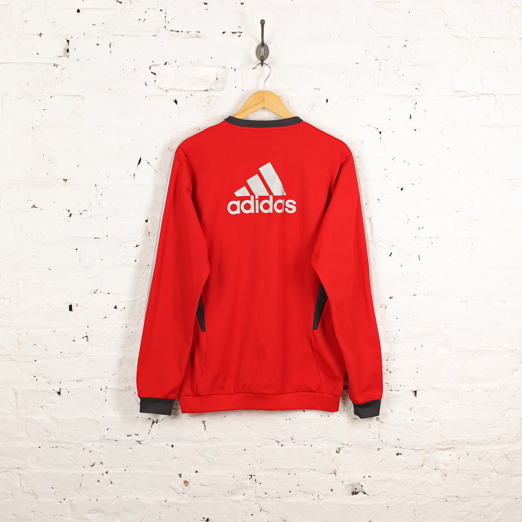 Liverpool 2010 Adidas Football Training Sweatshirt - Red - L