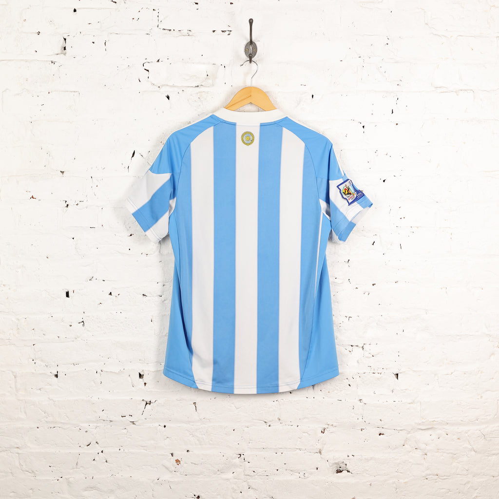 Argentina 2010 Adidas Home Football Shirt - Blue - L