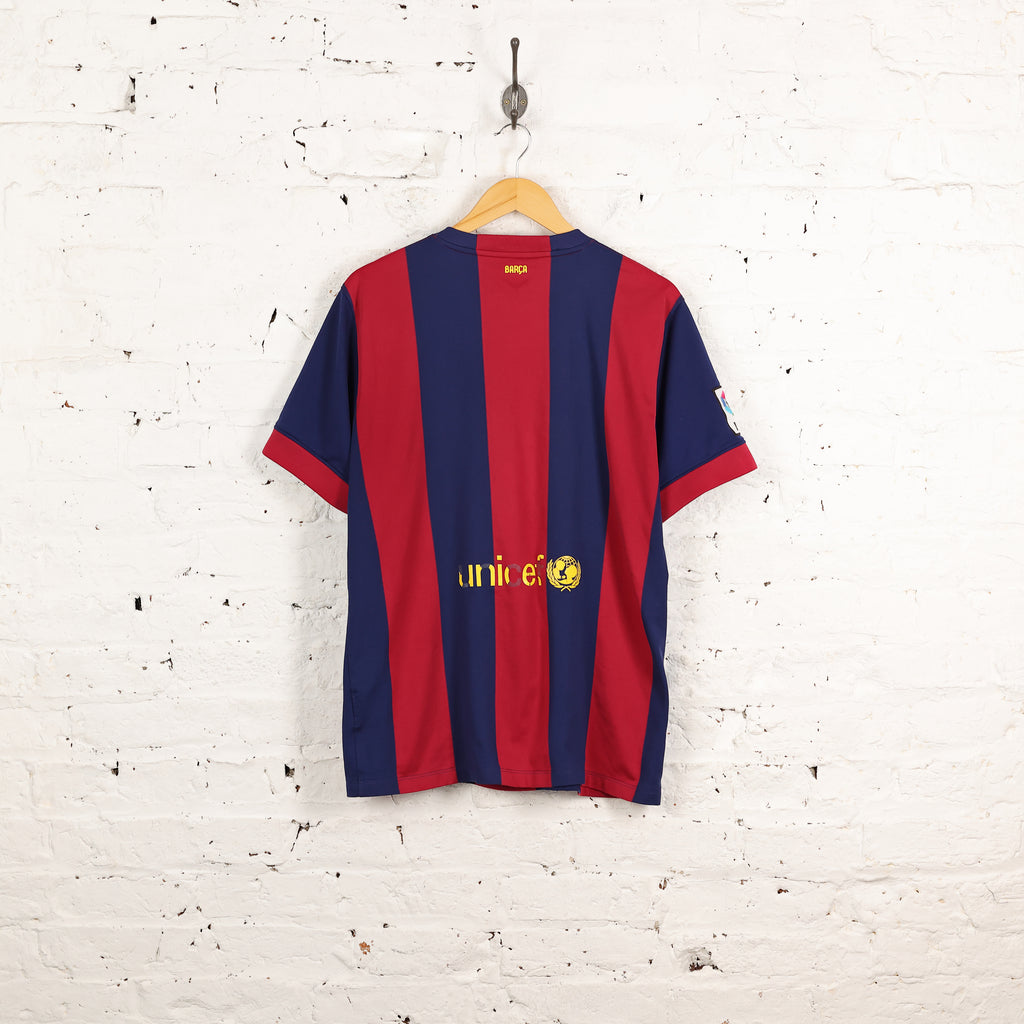 Barcelona 2014 Nike Home Football Shirt - Red - L